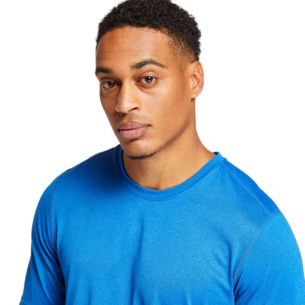 Camisetas Timberland Hombre Pro® Big & Tall Wicking Good Sport Short-Sleeve Azules - Chile EWI-68794
